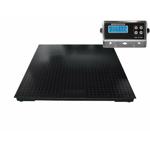 SellEton Heavy Duty Industrial Floor scale 7’ x 7’ / 84” 30,000 lbs x 5 lb + printer