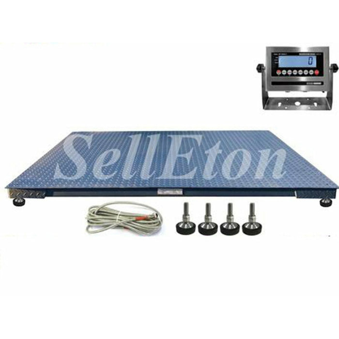 SellEton SL-700-5' x 8' / (60" x 96") Industrial Floor Scale & LED or LCD display 20k x 5 lb