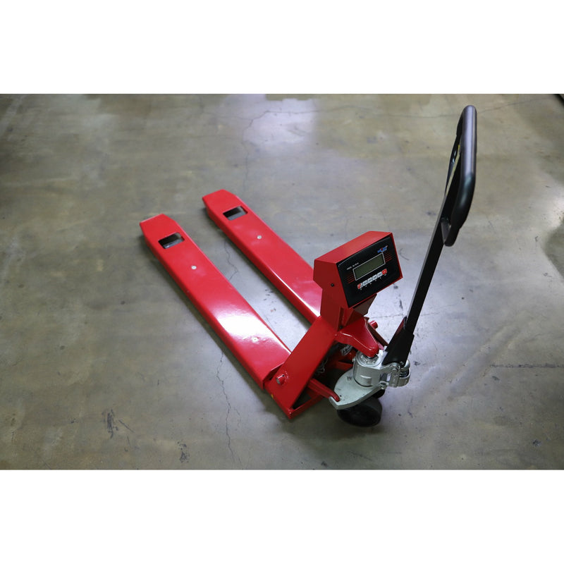 SL-5000-E-Narrow Pallet jack scale for European pallet or smaller pallets