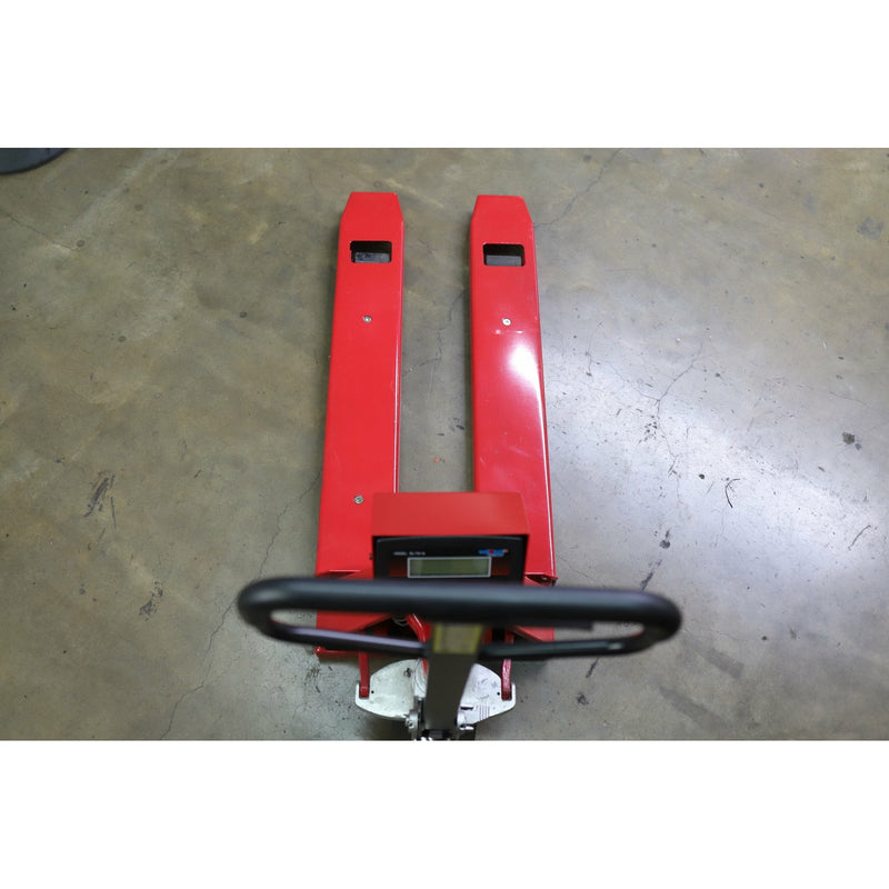 SL-5000-E-Narrow Pallet jack scale for European pallet or smaller pallets