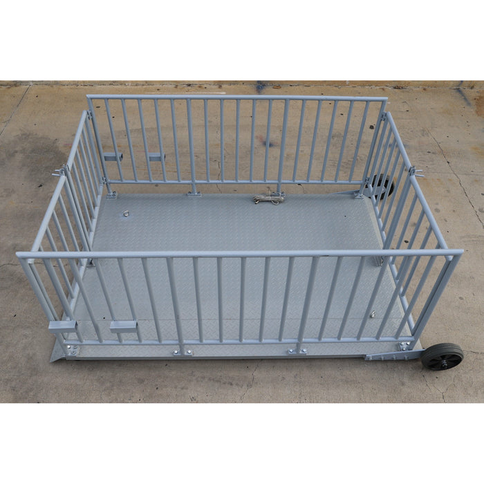 SellEton SL-930-5’x30" ( 60” x 30” ) Cage system Portable Livestock Animal Weighing Scale