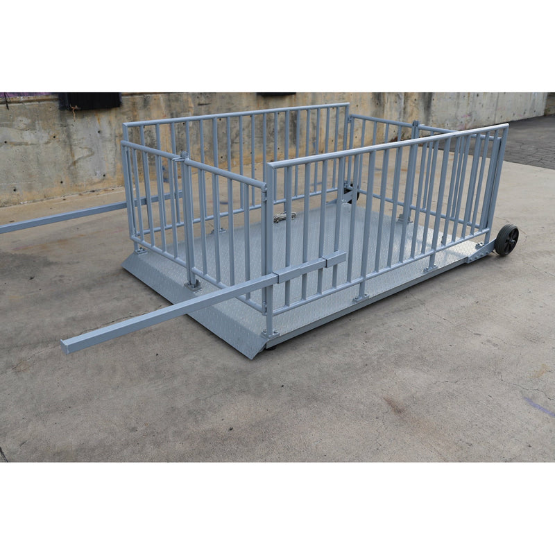 SellEton SL-930-5’x30" ( 60” x 30” ) Cage system Portable Livestock Animal Weighing Scale