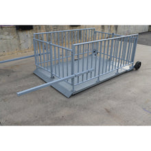 Load image into Gallery viewer, SL-930-5’x7’  ( 60” x 84” ) platform  Cage system Portable Livestock Animal Weighing Scale