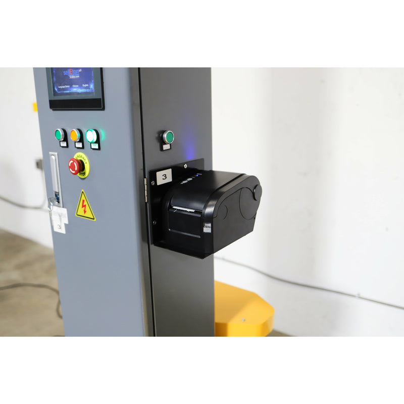 SellEton SL-K120 Industrial Pre-Stretch Wrapping Machine with Built-in Scale l 5000 lbs x 1 lb