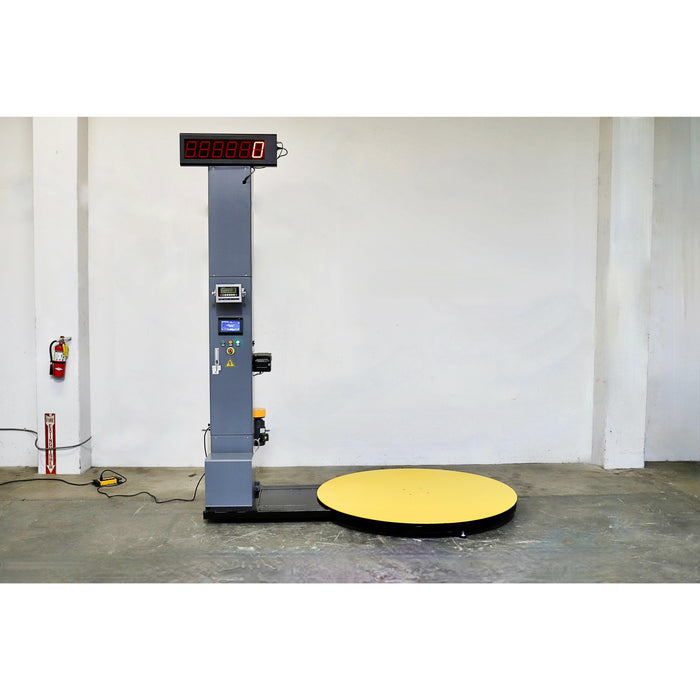 SellEton SL-K120 Industrial Pre-Stretch Wrapping Machine with Built-in Scale l 5000 lbs x 1 lb