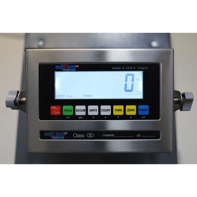 SellEton SL-K120 Industrial Pre-Stretch Wrapping Machine with Built-in Scale l 5000 lbs x 1 lb