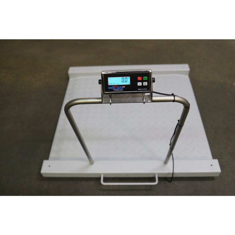 SL-Wheelchair-1k Aluminum Wheel Chair Drum Scale  1000 lb x .2 lb