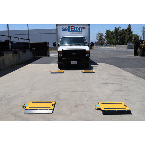 SL-928-W Wireless Portable Weigh Pad System (2, 4 or 6 Pads) – 16" x 24" x 2" – 50,000 to 150,000 lb