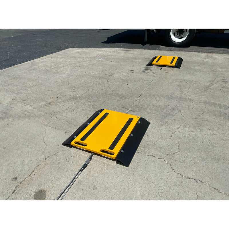 SellEton SL-928-1624-4  16" x 24" x 2" Four Portable Weigh Pads/ Indicator & Printer/ 100,000 lb x 20 lb