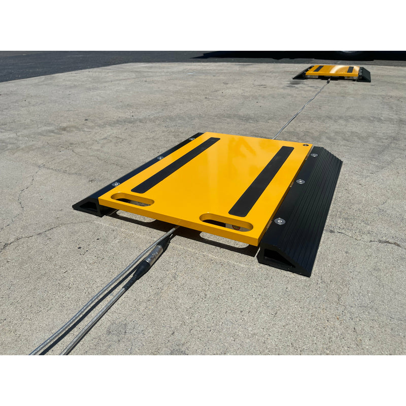 SellEton SL-928-1624-4  16" x 24" x 2" Four Portable Weigh Pads/ Indicator & Printer/ 100,000 lb x 20 lb