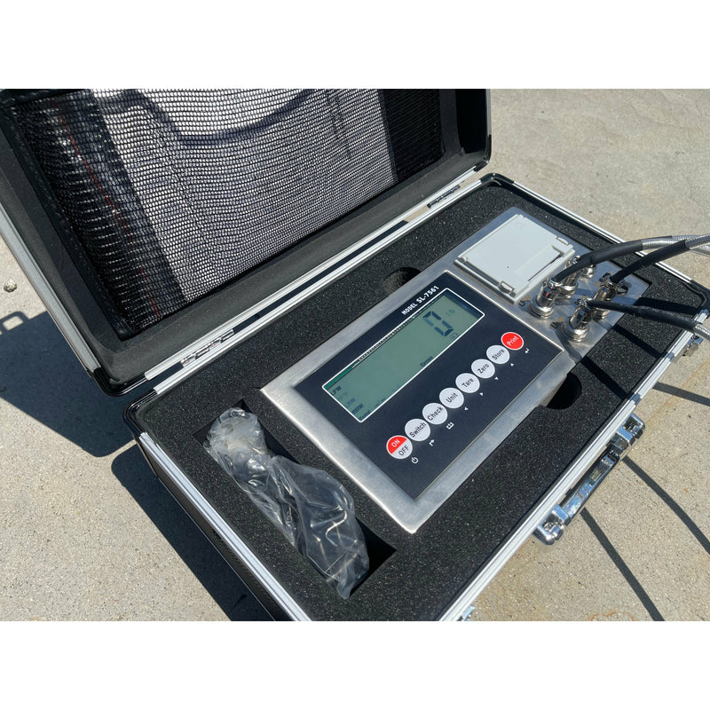 SellEton SL-928-1624-4  16" x 24" x 2" Four Portable Weigh Pads/ Indicator & Printer/ 100,000 lb x 20 lb