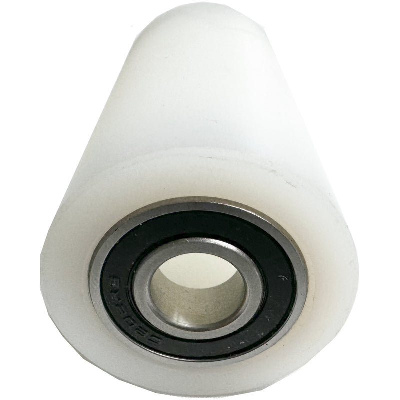 2” x 4” Nylon rollers with 2 pc bearing