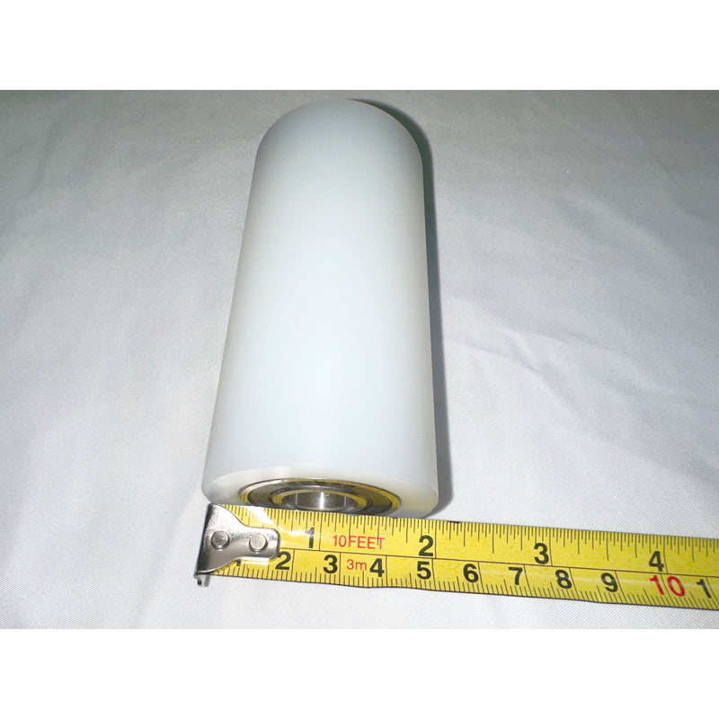 2” x 4” Nylon rollers with 2 pc bearing