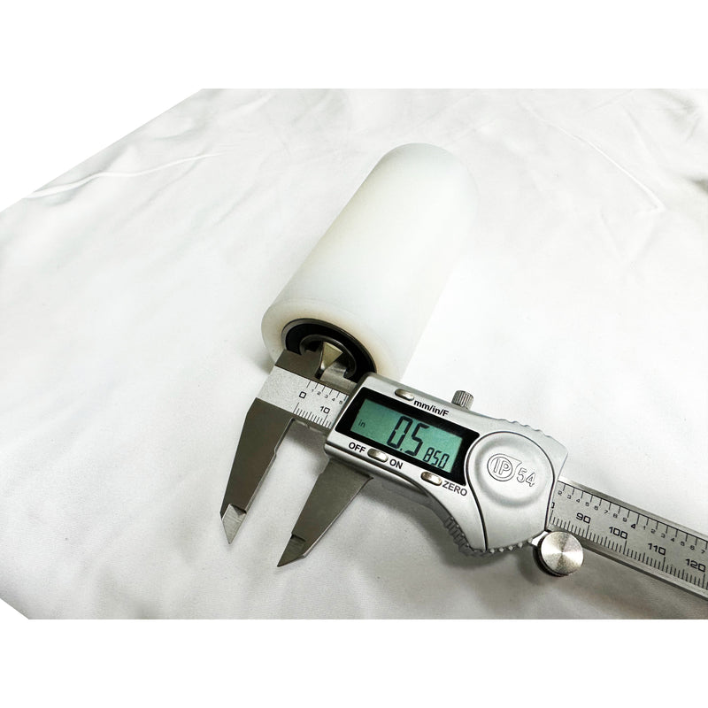 2” x 4” Nylon rollers with 2 pc bearing