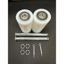 Load image into Gallery viewer, 2” x 4” Nylon rollers with 2 pc bearing