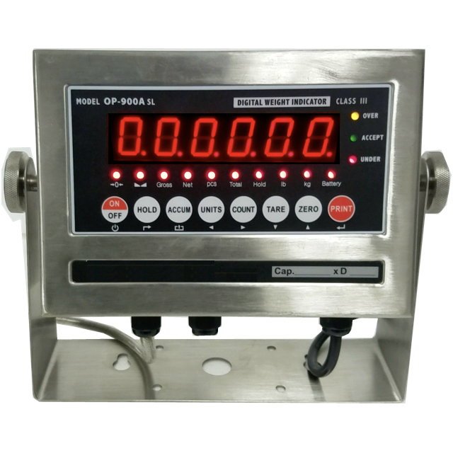 SellEton SL-7510-SL NEMA 4 Stainless Steel Washdown Indicator