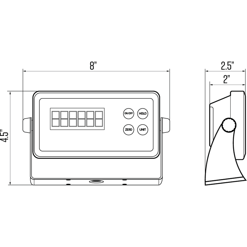 SellEton Replacement SL-7515-C Indicator, Compatible with any floor scale or bench scale!