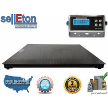 Load image into Gallery viewer, 60&quot; x 60&quot; (5&#39; x 5&#39;) Floor Scale / Pallet Size with RS-232 port 2500 x  .5 lb - SellEton Scales 