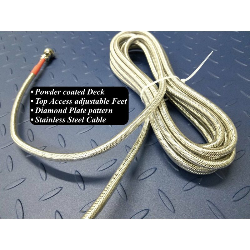 SellEton SL-800-7x7-30 NTEP 7' x 7' / 84" x 84" Industrial Floor scale with 30,000 lbs x 5 lb