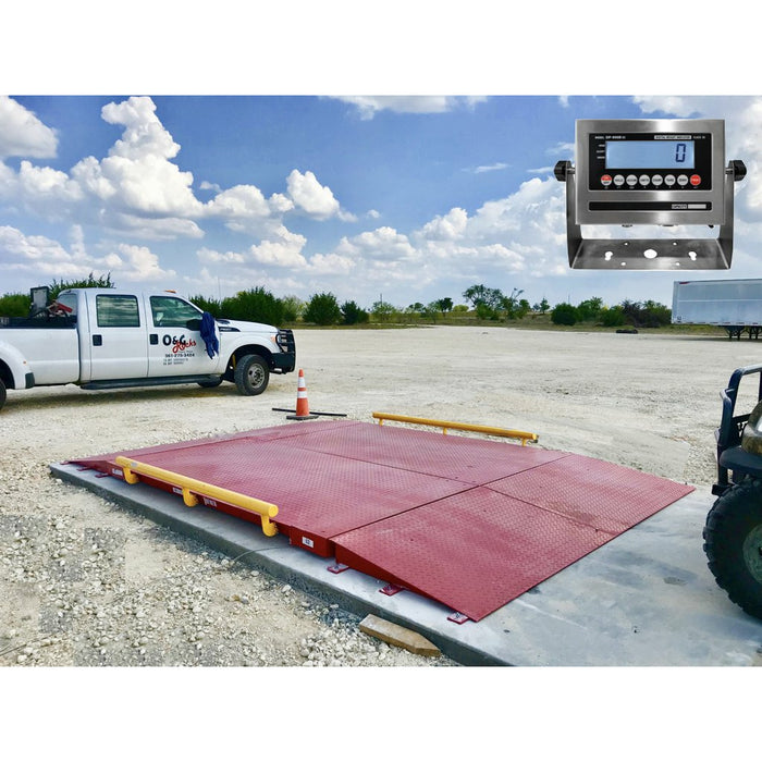 SL-934 10' x 10'  Axle Truck Cargo Scale with 60,000 lbs Capacity Non-NTEP