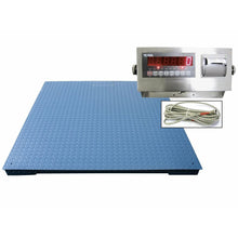 Load image into Gallery viewer, SellEton SL-700-7x7 Heavy Duty Industrial Floor scale 7’ x 7’ / 84” 30,000 lbs x 5 lb &amp; LED display