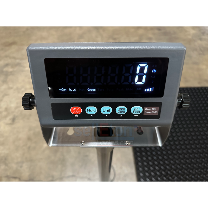 Selleton SL-7517-4x4 Industrial Floor Scale - Advanced Weighing Solution with Data Transfer, Alarm & Animal Weighing Features