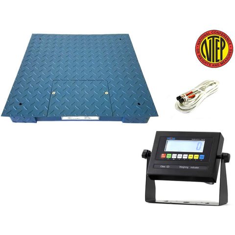 SL-800 NTEP Floor Scale with 4-20 mA Analog Output – 24" x 24" (2' x 2')