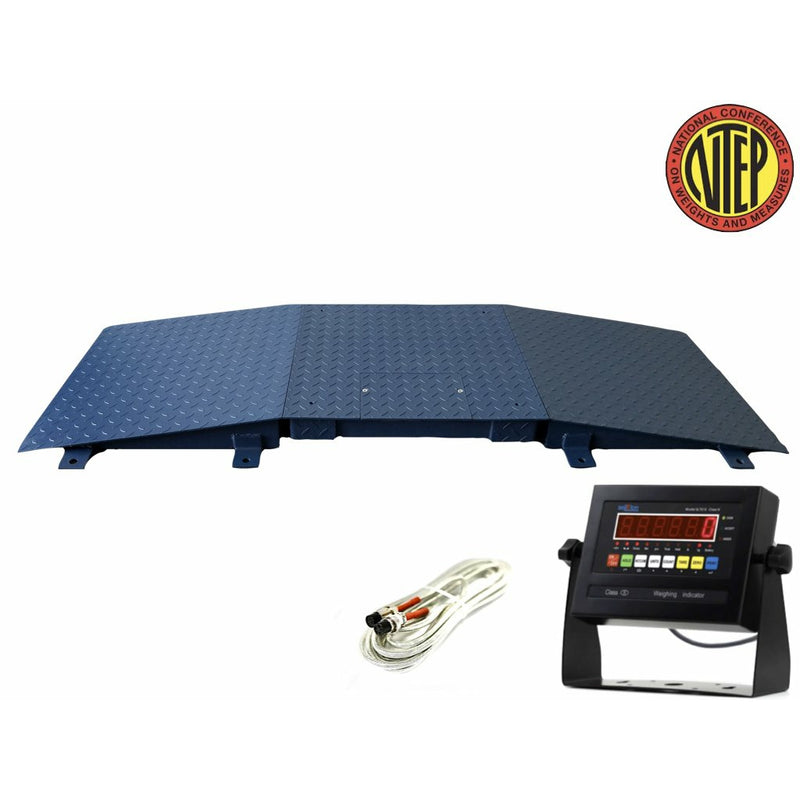 Industrial NTEP Floor Scale 24" x 24" + 2 Ramps