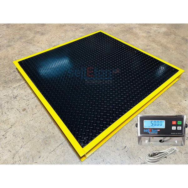 SellEton 48" x 48" ( 4' x 4' ) Floor Scale with Pit Frame