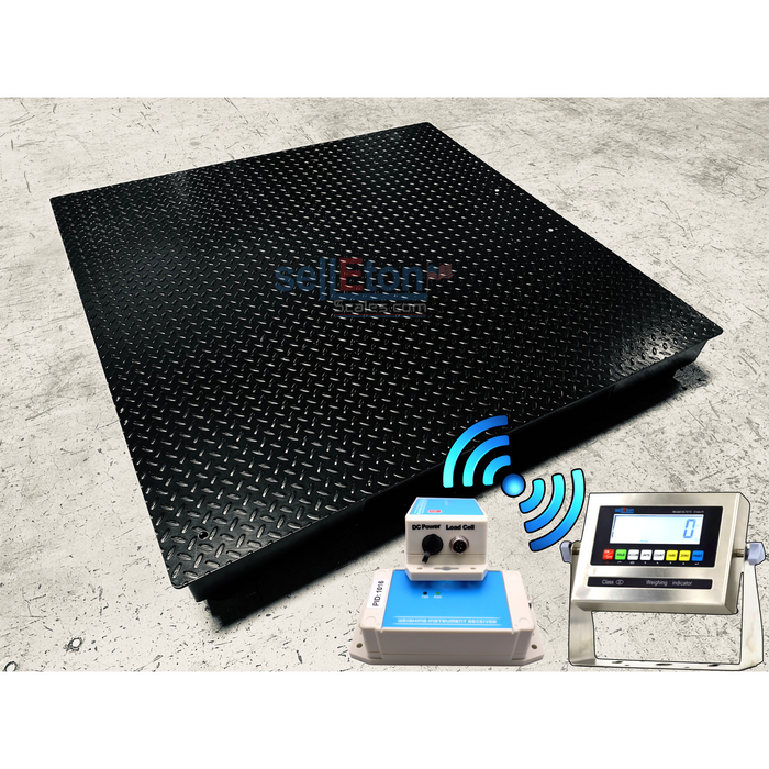 SellEton scales NTEP certified Industrial SL-800-W Wireless Floor scales