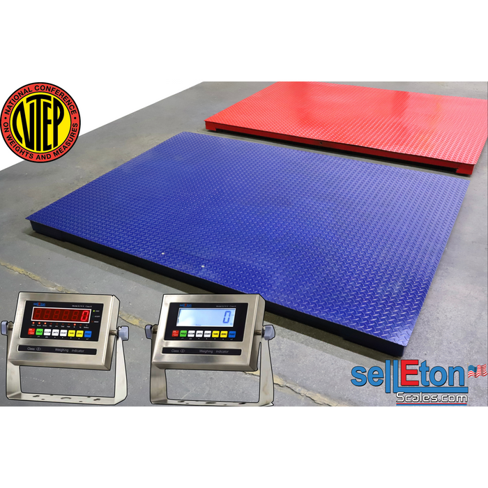 SL-800-4x4-NTEP Industrial digital floor scale 48” x 48” Pallet size