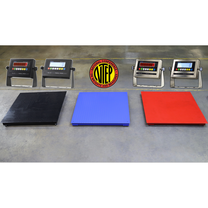 SL-800-4x4-NTEP Industrial digital floor scale 48” x 48” Pallet size