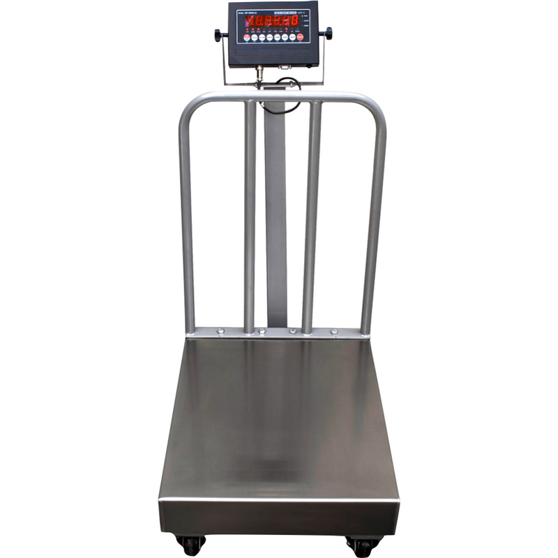 SL-915-BW  NTEP Legal for trade Bench Scale with Wheels and Backrail