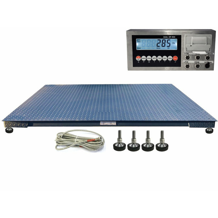 SellEton NEW 5' x 8' / (60" x 96") Industrial Floor Scale & LCD indicator 10k x 1 lb