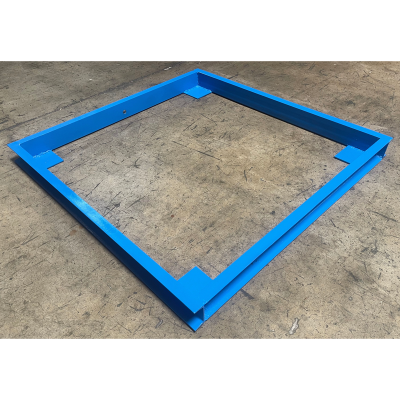 SellEton 48" x 48" ( 4' x 4' ) Floor Scale with Pit Frame, for above & in-ground use.