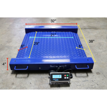 Load image into Gallery viewer, SL-917-38x33 Portable 10,000 lb x 1 lb Drum Scale