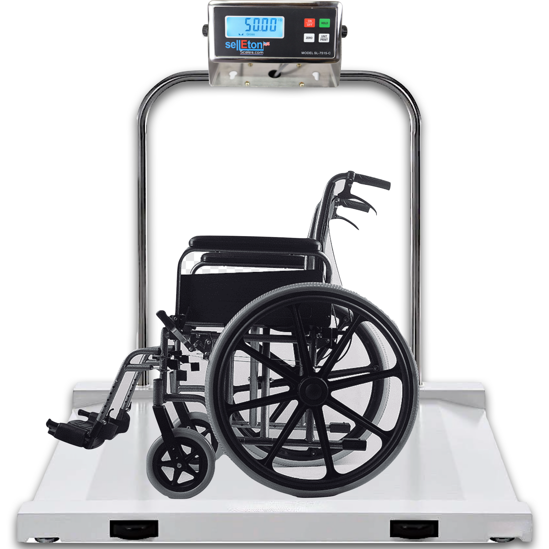 Correction Scale Example Ada 350-ADA-1 Dual-ramp ADA-compliant Wheelchair Scale — SellEton Scales