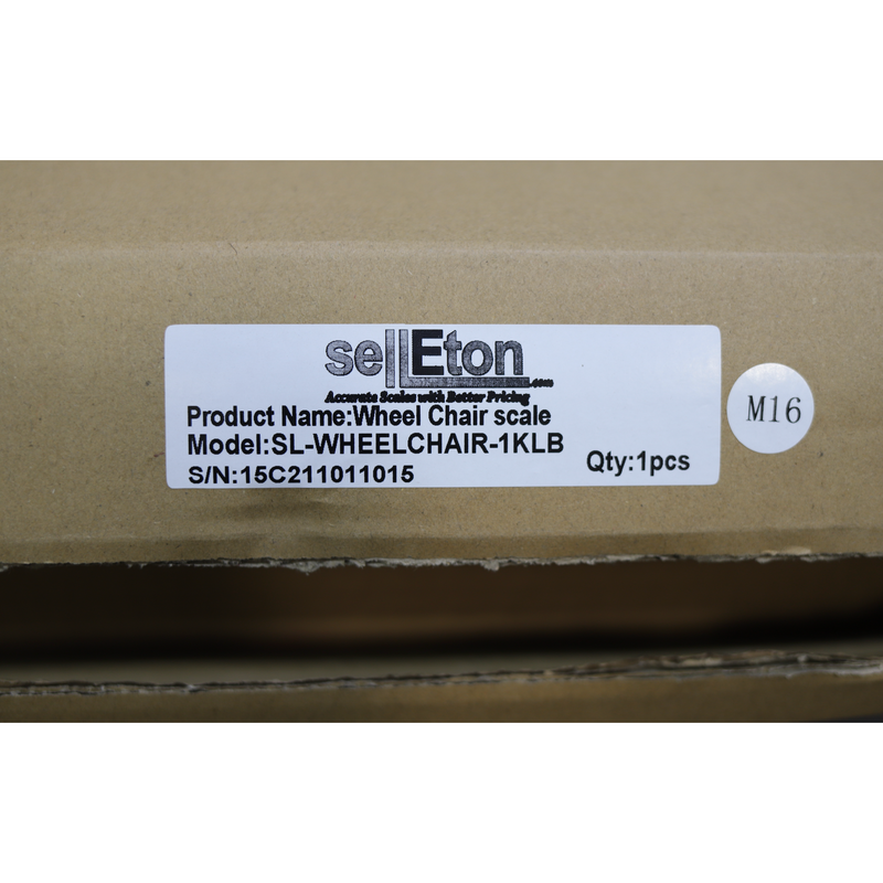 SL-Wheelchair-1k Aluminum Wheel Chair Drum Scale  1000 lb x .2 lb
