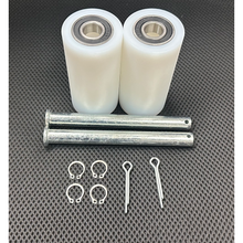 Load image into Gallery viewer, 2” x 4” Nylon rollers with 2 pc bearing