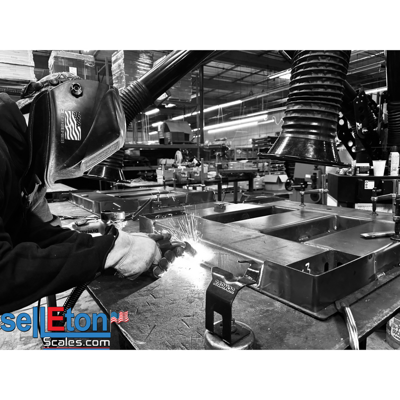 SL-900-4x4-20k NTEP Certified Industrial floor scale 48” x 48” ( 4’ x 4’ ) 20,000 lb Capacity x 5 lb