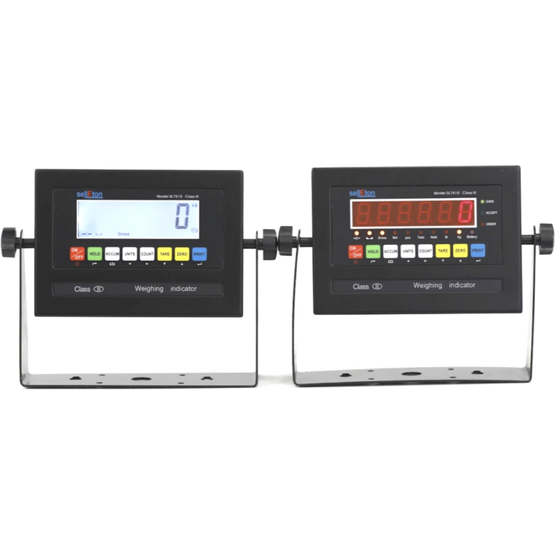SellEton SL-7510 Mild Steel Indicator with RS-232 port (Optional Battery, 4-20 MA or 0-5v Relay)