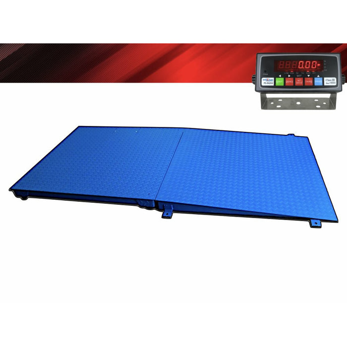 SellEton 72" x 48" (6' x 4') Floor Scale with a Ramp l 10,000 lbs x 1 lb