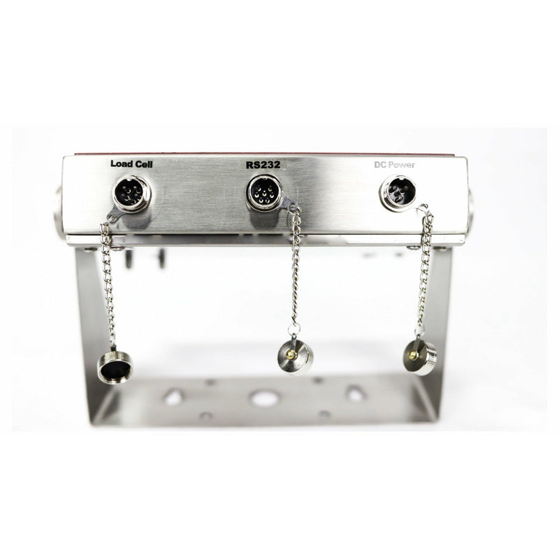 SL-7510-SS-C-EX connector panel with load cell, RS-232 and DC power ports