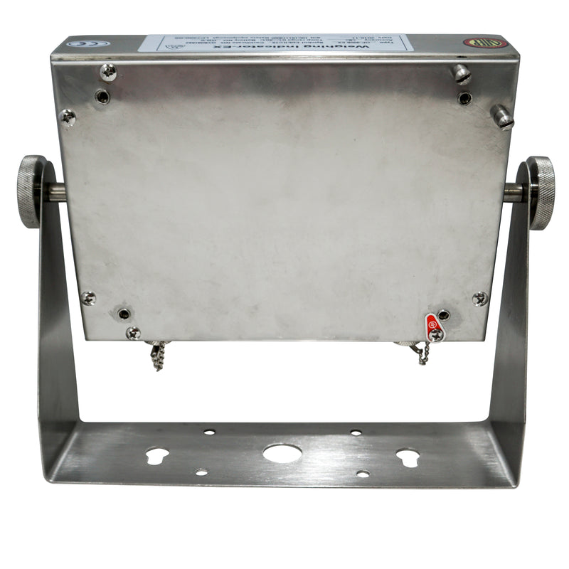 SL-7510-SS-C-EX stainless steel enclosure, rear view