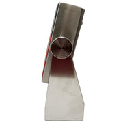 SL-7510-SS-C-EX stainless steel enclosure and bracket, side view